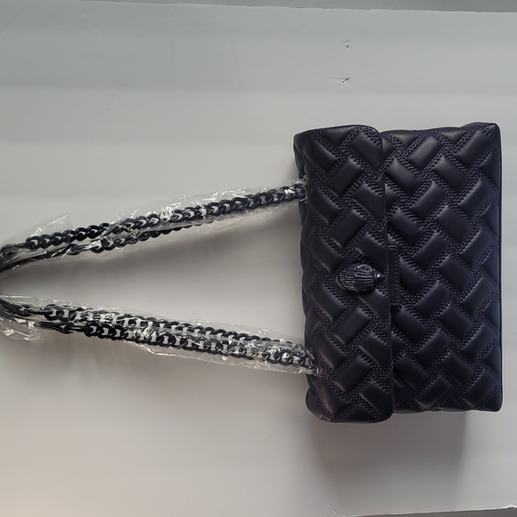 Kensington Drench Leather Shoulder Bag KURT GEIGER LONDON - Picture 4 of 16